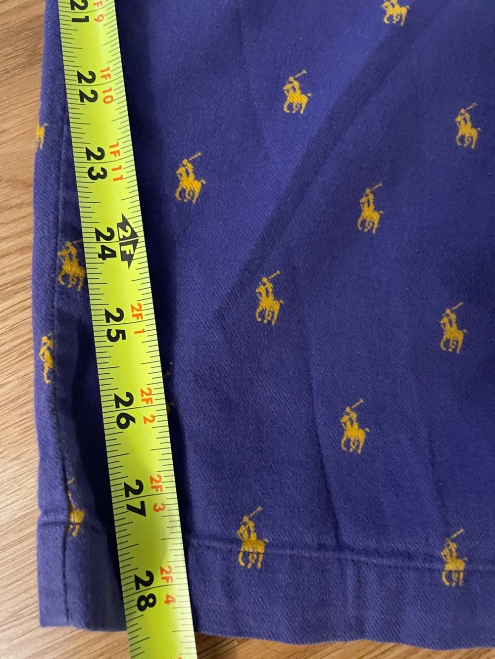Polo by Ralph Lauren Royal Blue Pajama Pants with Gold Pony Embroidery